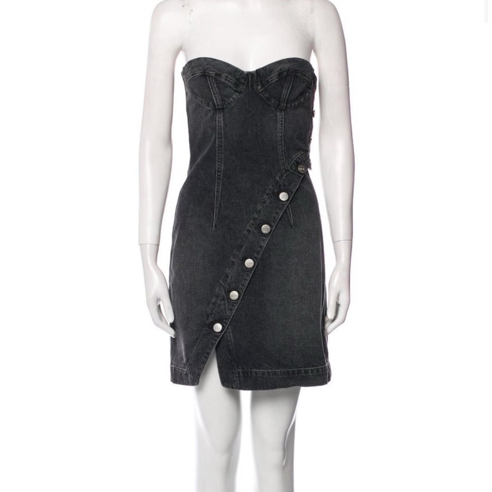 Claudia Dress denim bustier
